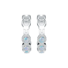 Sterling Silver Semi Mount Earrings Setting Oval OV 4X3mm DHJ