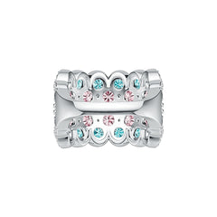 Sterling Silver Semi Mount Ring Setting Round RD 4x4mm DHJ