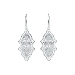 Sterling Silver Semi Mount Earrings Setting Round RD 2x2mm DHJ