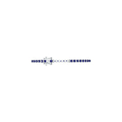 Sterling Silver Semi Mount Bracelet Setting Round RD 3x3mm DHJ