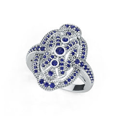 18K Gold Semi Mount Ring Setting Round Ro 2x2mm Syz Jewelry