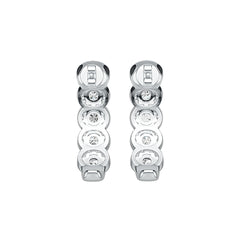 10K Gold Semi Mount Earrings Setting Round RD 3x3mm Moissanite Accent DHJ