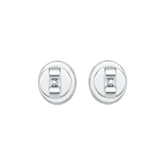 Sterling Silver Semi Mount Earrings Setting Oval OV 5X4mm DHJ