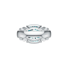 Sterling Silver Semi Mount Ring Setting Cushion CU 12X10mm DHJ