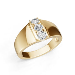 Sterling Silver Semi Mount Ring Setting Round Ro 4x4mm Syzjewelry