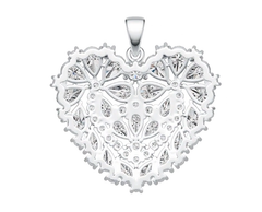 Sterling Silver Semi Mount Pendant Setting Pear PE 6X4mm DHJ