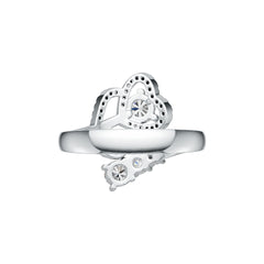 Sterling Silver Semi Mount Ring Setting Round RD 4.5mm DHJ