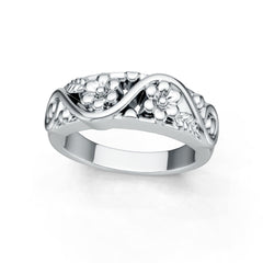 Platinum Semi Mount Ring Setting Round Ro Syz Jewelry