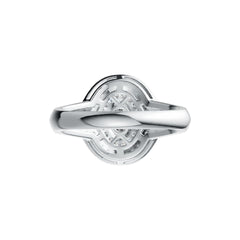 18K Gold Semi Mount Ring Setting Oval OV 7X5mm Diamond Accent DHJ