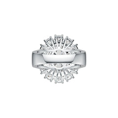 Sterling Silver Semi Mount Ring Setting Round RD 2.1mm Split Shank DHJ