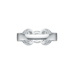 Sterling Silver Semi Mount Ring Setting Round RD 7x7mm DHJ