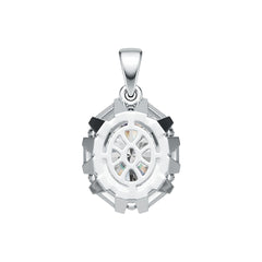 Sterling Silver Semi Mount Pendant Setting Oval OV 12X10mm DHJ