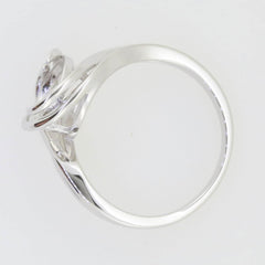 Platinum Semi Mount Ring Setting Oval OV 11x9mm Contemporary Syzjewelry