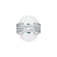 Platinum Semi Mount Ring Setting Oval OV 14X10mm DHJ