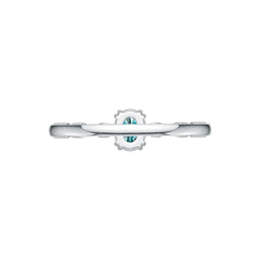 10K Gold Semi Mount Ring Setting Oval OV 7x5mm Solitaire Moissanite Accent DHJ