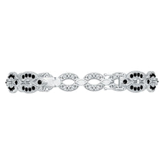 18K Gold Semi Mount Bracelet Setting Round Ro 2x2mm Diamond Accent Syz Jewelry