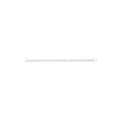 Platinum Semi Mount Bracelet Setting Baguette BG 5x3mm DHJ