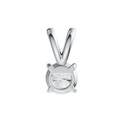 Platinum Semi Mount Pendant Setting Round RD 6.5mm DHJ