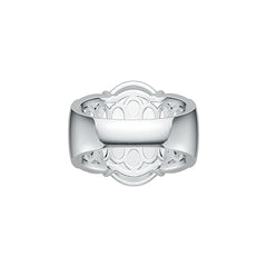 Platinum Semi Mount Ring Setting Oval OV 18X13mm Cabochon Diamond Accent DHJ
