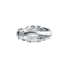 10K Gold Semi Mount Ring Setting Round RD 10.5mm with Moissanite Accent DHJ