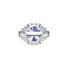 14K Gold Semi Mount Ring Setting Cushion CU 16X12MM with Diamond Accent DHJ