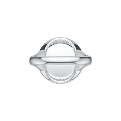 Sterling sølv halvmonteringsring indstilling rund RD 12x2mm