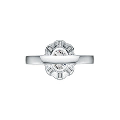 Sterling Silver Semi Mount Ring Setting Oval OV 10X8mm DHJ