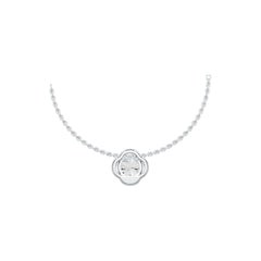 Sterling Silver Semi Mount Pendant Setting Round RD 8x8mm DHJ