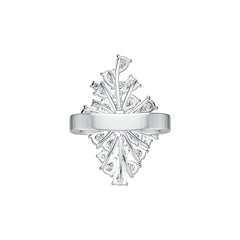 Sterling Silver Semi Mount Ring Setting Pear PE 5x3mm DHJ