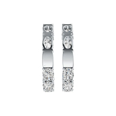 Sterling Silver Semi Mount Earrings Setting Oval OV 7X5mm DHJ