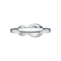 10K Gold Semi Mount Ring Setting Round RD 1.0mm Moissanite Accent DHJ