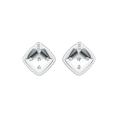 Sterling Silver Semi Mount Earrings Setting Pear PE 4X3mm DHJ