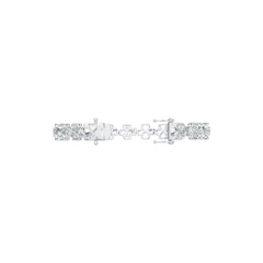 Sterling Silver Semi Mount Bracelet Setting Heart HT 4X4mm DHJ