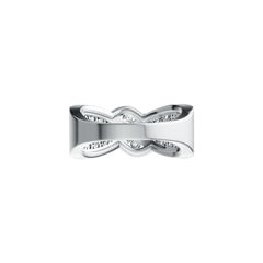 14K Gold Ring Twisted Wave Theme with or Moissanite Diamond Accent DHJ