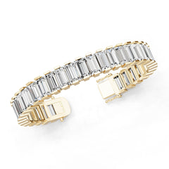 Platinum Semi Mount Bracelet Setting Round Ro 10x6mm Diamond Accent Syz Jewelry