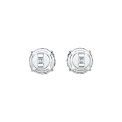 14K Gold Semi Mount Earrings Setting Round RD 7.5mm DHJ