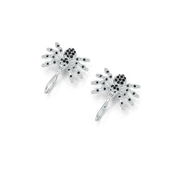 10K Gold Earrings Spider Theme with or Moissanite Moissanite Accent DHJ
