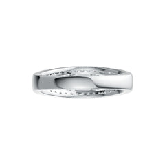 Platinum Semi Mount Ring Setting Emerald OCT 4X4mm Diamond Accent DHJ