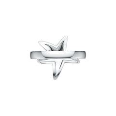Sterling Silver Semi Mount Ring Setting Starfish Ring DHJ