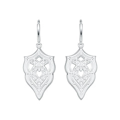 Sterling Silver Semi Mount Earrings Setting Round RD 2x2mm DHJ