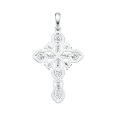 Sterling Silver Semi Mount Pendant Setting Marquise MQ 6X3mm PE 5X3mm HT 4X4mm DHJ