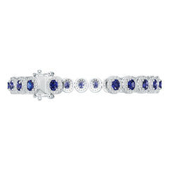 Sterling Silver Semi Mount Bracelet Setting Oval OV 5X4mm DHJ