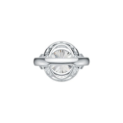 Sterling Silver Semi Mount Ring Setting Round RD 12X12mm DHJ