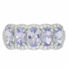 10K Gold Semi Mount Ring Setting Oval OV 6X4mm Moissanite Accent DHJ