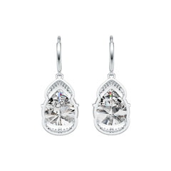 Sterling Silver Semi Mount Earrings Setting Pear PE 14X12mm DHJ