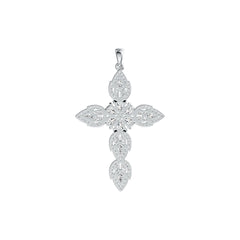 10K Gold Semi Mount Pendant Setting Pear PE 5X4mm PE 5X3mm MQ 4X2mm Moissanite Accent DHJ