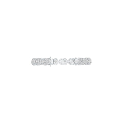 18K Gold Semi Mount Bracelet Setting Oval OV 7X5mm Diamond Accent DHJ