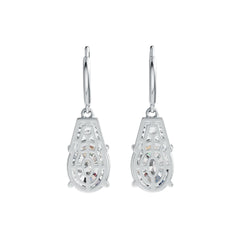 18K Gold Semi Mount Earrings Setting Oval OV 11X9mm Diamond Accent DHJ