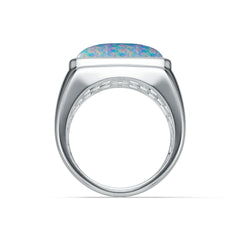 Men's Sterling Silver Semi Mount Ring Setting Oval Ov 15x11mm Syzjewelry