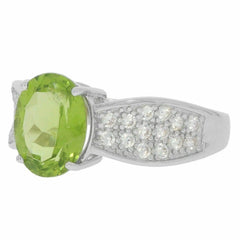 Platinum Semi Mount Ring Setting Oval OV 10X8mm Diamond Accent DHJ